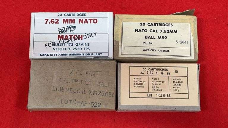 (75+-)Rds 7.62mm Multiple Manuf. Ammo