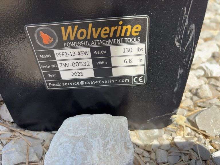 Unused Wuxi Wolverine Pallet Fork Frame(Only), Model PFF2-13-45W,