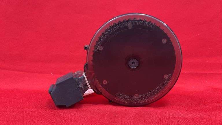 Black Dog Machine 50 Rd 22LR Drum Mag Fits AR/22 And 10/22 Towers