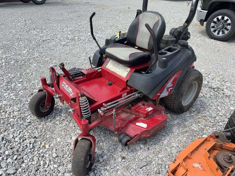 Ferris IS 2100Z Zero Turn Mower, Vanguard EFI 28 hp, 52” Deck, Commercial Grade, New Rear Tires, Front Tires hold air, 4 Shock Suspension, No Tears in Seat or Back, Starts and Runs, Missing Left Armrest,