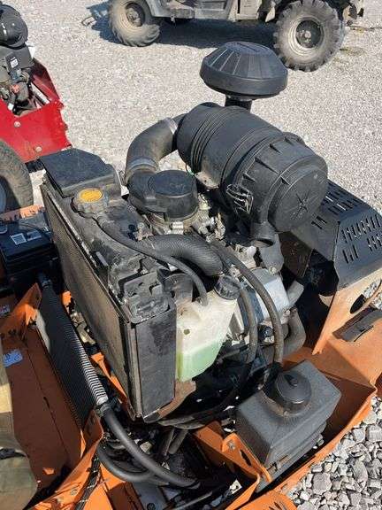 Scag Turf Tiger Zero Turn Mower, Liquid Cooled Kawasaki, 618 Hours, 27 HP, 61” Deck, Starts And Runs.