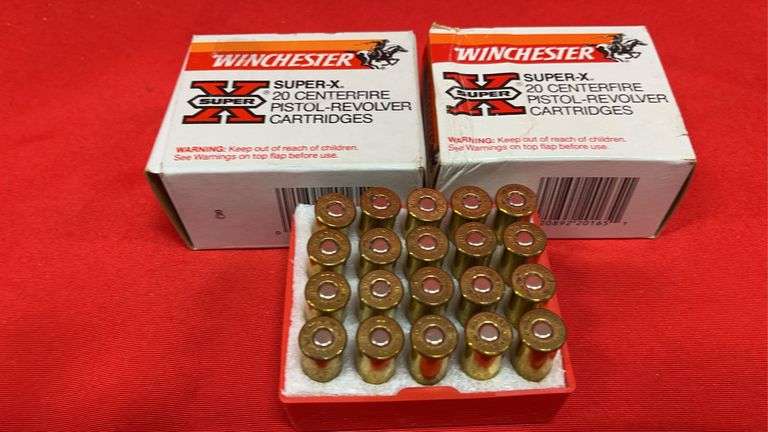 40 (Forty) Rounds Winchester .44 Magnum  210gr Hollow Point Ammo