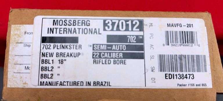 Mossberg 702 Plinkster 22 LR Only