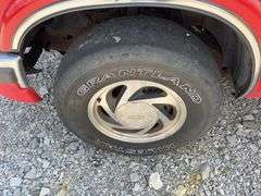 (TITLE) 1999 Chevrolet Blazer,  Touch 4 Wheel Drive, Starts And Runs, AM/FM CD Player, AUX Jack, Cruise Control, Power Steering, Push Button Rear Hatch, Rear Defrost, Leather Front Bucket Seats In Rough Condition, Center Counsel Is Broken, Hood Release Latch In Cab IS Broke, Back Hatch Opens, P235/75R15 Tires Approx 50% Tread, Body in Fair Condition Just Scratches and Losing Clearcoat and Some Minor Dents, 180,202 Miles, Does Have Dead Battery, Signed Title In Hand