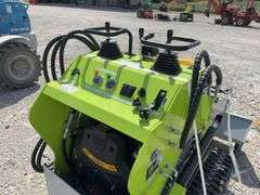 Unused Wuxi Landhero Mini Skid Steer Loader, Model # LDH-T460, 23 HP Gas Engine, Lifting Capacity 840 Lbs, Dumping Height 60”, Rubber Tracks 7” wide, 43” Wide Quick Attach Smooth Bucket, Remote Hydraulics on Loader Arms,