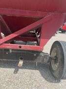 J & M 400 Bushel Gravity Wagon, 10.00 22.5 Truck Tires, Rust Free Heavy Gear, Spring Tongue, Nice Wagon
