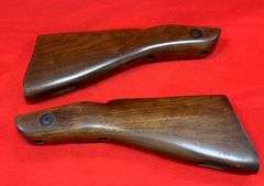 (2) Thompson Sub Machine Gun Buttstocks