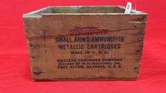 Vintage Western Small Arms Ammo Crate