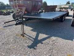 8’ X 20’ Deck Over Trailer, Single Axel Spring Suspension, Good Tires/Rims, 2 5/16” Ball Hitch, Recently Repainted, NO TITLE, Good Jack And Crossmembers.