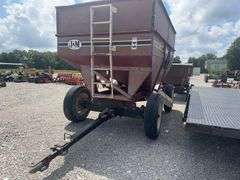 J & M 400 Bushel Gravity Wagon, 10.00 22.5 Truck Tires, Rust Free Heavy Gear, Spring Tongue, Nice Wagon