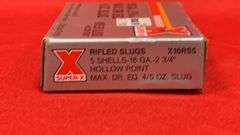 (5)Rds Winchester Super-X 16Ga 2 3/4" 4/5oz Rifled Slugs Hollow Point