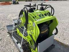 Unused Wuxi Landhero Mini Skid Steer Loader, Model # LDH-T460, 23 HP Gas Engine, Lifting Capacity 840 Lbs, Dumping Height 60”, Rubber Tracks 7” wide, 43” Wide Quick Attach Smooth Bucket, Remote Hydraulics on Loader Arms,