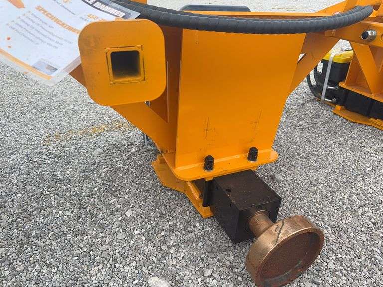 Unused MMS GIYI Skid Steer Pile Hammer, 47” Length, 3” Rod Diameter, Model # GY-AD680,