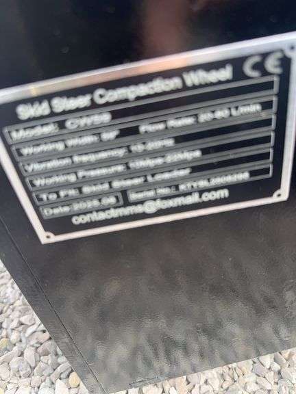 Unused GIYI Skid Steer Compactor Wheel, 1064 Pounds,