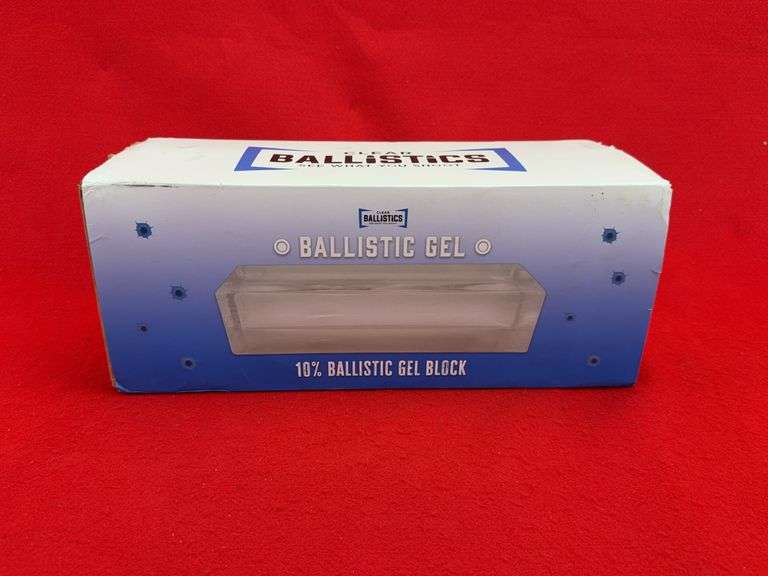 Clear Ballistics Gel Block