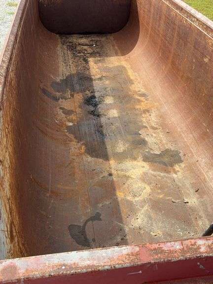 Ravens 24’ Long Frameless Steel Dump Trailer, 1999, Spring Ride Suspension, Model SPST-24, Good 22.5 Tires, Barn Door Tailgate, Air Operated Tailgate Locks, Title in Hand,