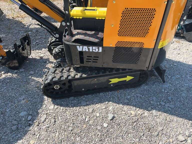 Unused MMS Miva VA15J Mini Excavator, 420cc Gas Engine, Pilot Controls, Manual Thumb, Extra Hydraulics on Boom, 3 Teeth, 15.5” Bucket, 13.5HP,