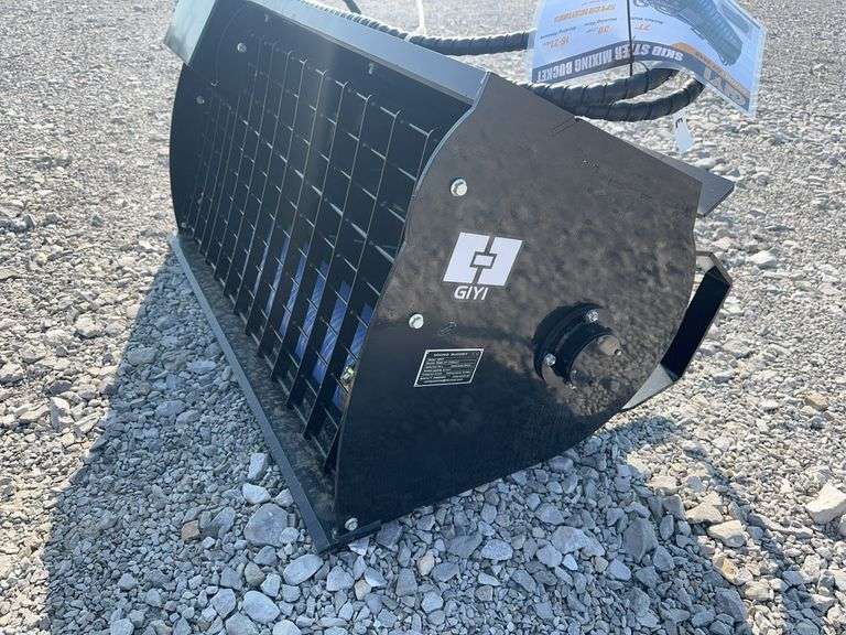 Unused GIYI Skid Steer Mixing Bucket, 27” Wide, Model GY-M 48