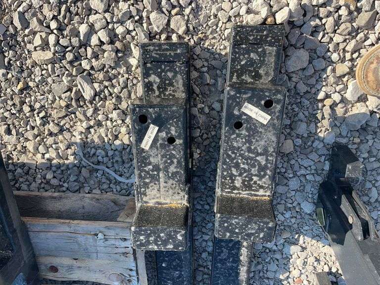 Unused Wolverine Clamp On Bucket Forks, 45” Long, With Spreader