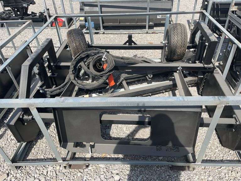 Unused Hanbase Hydraulic Angle Land/Road Leveler With Scarifier Blade, 71” Wide, Each Side Lifts Independently, New Item