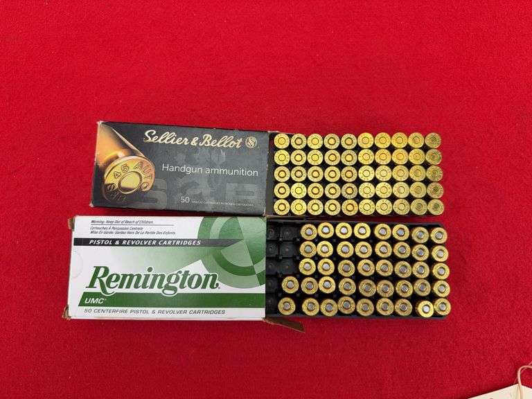 (92) Rds Remington/S&B .45 ACP Ammo 230gr