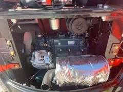 Unused TPM-20K Diesel Mini Excavator, Yanmar 374 Diesel Engine, 11.2KW Kubota Diesel Engine, 3100lb Operating Weight, Pilot Controls, Power Shut Off, Hydraulic Arm, Light On Arm, 16” Bucket With 3 Teeth, 43” Push Blade, 7” Rubber Tracks, Rear Door For Engine Maintenance, 4 Post Canopy, Arm Rests, Counter Weight, Hour Meter