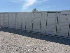 40’ Hanbase 4 Side Doors and 1 Back Door Container, 40' long x 8' wide,1 ea. Back Doors measures 102" tall X 92" wide,4 ea. Side Doors measures 98" tall X 92" wide,inside dimension 89” wide,Tie down anchors on inside of container,Minor floor scratches on inside, minor wall scratches and dents, All doors have weatherstripping, 1 time use,Has vents on side walls, Container # LYPU 020788 8
