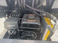 AGT Stand On Skid Steer, Mud/ Dump Buggy, 7” Rubber Tracks, 212 CC Gas Motor, 30” Bucket, Model # QHT-500FL