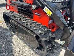 Unused MMS MS380 Stand On Mini Skidsteer, 7" Rubber Tracks, 43" Material Bucket 760 CC Gas Engine