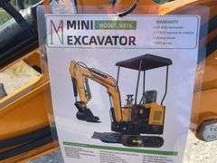 Unused MMS Miva VA15J Mini Excavator, 420cc Gas Engine, Pilot Controls, Manual Thumb, Extra Hydraulics on Boom, 3 Teeth, 15.5” Bucket, 13.5HP,
