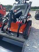 Unused MMS MS36C stand on Mini Skidsteer, 6” Rubber Tracks, 38” Material Bucket