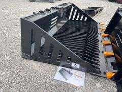Unused GIYI 66” Rock Bucket, Skid Steer Mounted,