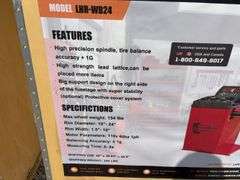Wuxi LandHonor Unused Heavy Duty Wheel Balancer, Rim Diameter 10”-24”, Rim Width 1.5”-16”, Balancing Accuracy +-1g, Max Wheel Weight 154lbs, Model LHR-WB24