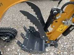 Unused AGT XZ20R Mini Excavator, 16” Bucket With Replaceable Teeth, Hydraulic Thumb, Weighs 2160 lbs, Pilot Controls, Power Shut Off, Gas Engine Unknown HP, Light On Boom, Canopy, 43” Push Blade, 7” Rubber Tracks