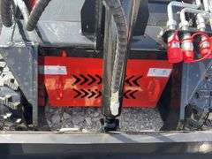 Unused MMS MS380 Stand On Mini Skidsteer, 7" Rubber Tracks, 43" Material Bucket 760 CC Gas Engine