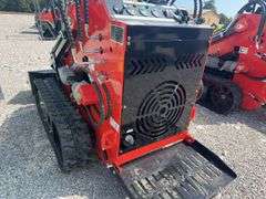 Unused MMS MS380R Stand On Mini Skidsteer, 7” Rubber Tracks , 43” Material Bucket,