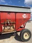 E-Z  Model 300 Gravity Wagon, 9:00-20 Truck Tires, 1074 E-Z Trail Gear, Adjustable Tongue