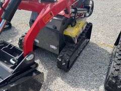 Unused AGT Stand On Skidsteer, Model YSRT14, Gas Engine, 31” Material Bucket, 420 CC Engine.