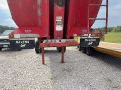 Ravens 24’ Long Frameless Steel Dump Trailer, 1999, Spring Ride Suspension, Model SPST-24, Good 22.5 Tires, Barn Door Tailgate, Air Operated Tailgate Locks, Title in Hand,
