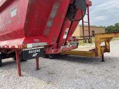 Ravens 24’ Long Frameless Steel Dump Trailer, 1999, Spring Ride Suspension, Model SPST-24, Good 22.5 Tires, Barn Door Tailgate, Air Operated Tailgate Locks, Title in Hand,