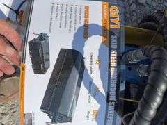 Unused GIYI Skid Steer Box Broom Sweeper, 72” Cleaning Width, Model GY-BS72B