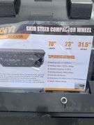 Unused GIYI Skid Steer Compactor Wheel, 1064 Pounds,