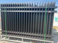 Steel Site Fencing, (30) pcs, Panel Size 117” wide X 79” tall, Posts Included, Post are 90.55” tall,