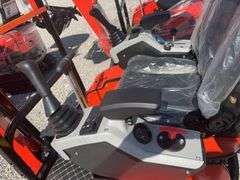 Unused TPM-20K Diesel Mini Excavator, Yanmar 374 Diesel Engine, 11.2KW Kubota Diesel Engine, 3100lb Operating Weight, Pilot Controls, Power Shut Off, Hydraulic Arm, Light On Arm, 16” Bucket With 3 Teeth, 43” Push Blade, 7” Rubber Tracks, Rear Door For Engine Maintenance, 4 Post Canopy, Arm Rests, Counter Weight, Hour Meter