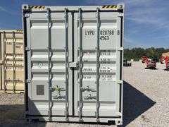 40’ Hanbase 4 Side Doors and 1 Back Door Container, 40' long x 8' wide,1 ea. Back Doors measures 102" tall X 92" wide,4 ea. Side Doors measures 98" tall X 92" wide,inside dimension 89” wide,Tie down anchors on inside of container,Minor floor scratches on inside, minor wall scratches and dents, All doors have weatherstripping, 1 time use,Has vents on side walls, Container # LYPU 020788 8