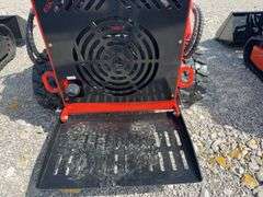 Unused MMS MS380 Stand On Mini Skidsteer, 7" Rubber Tracks, 43" Material Bucket 760 CC Gas Engine