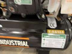 Unused AGT Air Compressor, 420 cc 15 hp Gas Engine, Pull Start, 20 gallon tank, fork tine pockets,