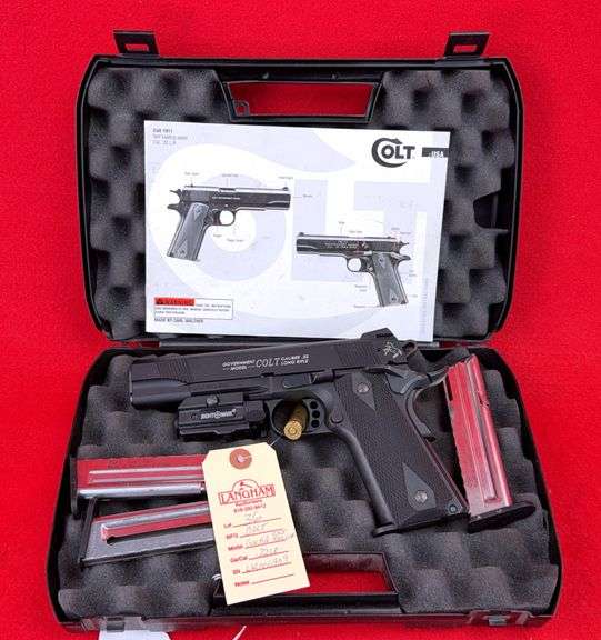 Colt 1911 Rail Gun .22 Cal