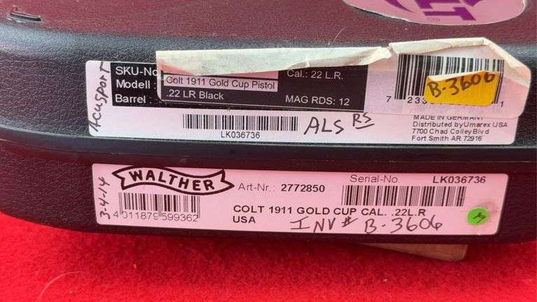 Colt Gold Cup Trophy .22LR