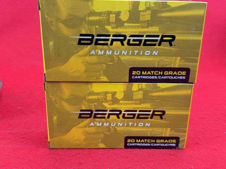 80 Rds+- Berger 6.5 Creedmore Hybrid Target